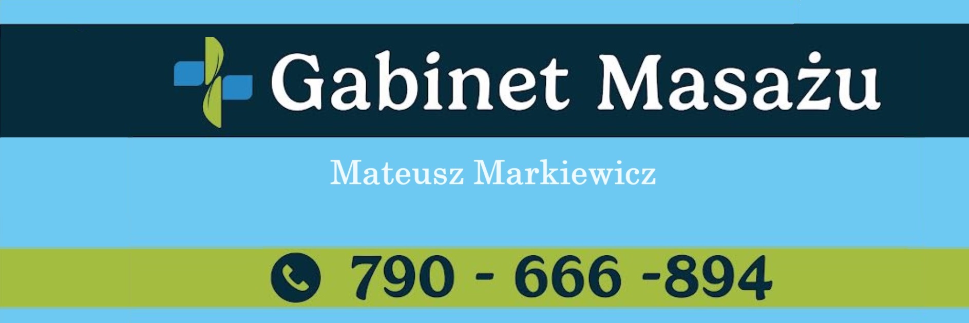 Logo Gabinetu Masażu Mateusz Markiewicz